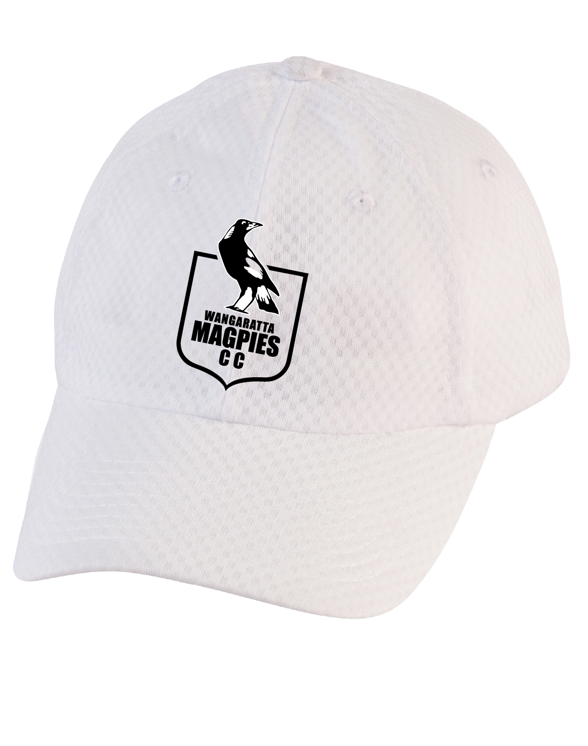 Wangaratta Magpies Cricket Club Mesh Cap - White