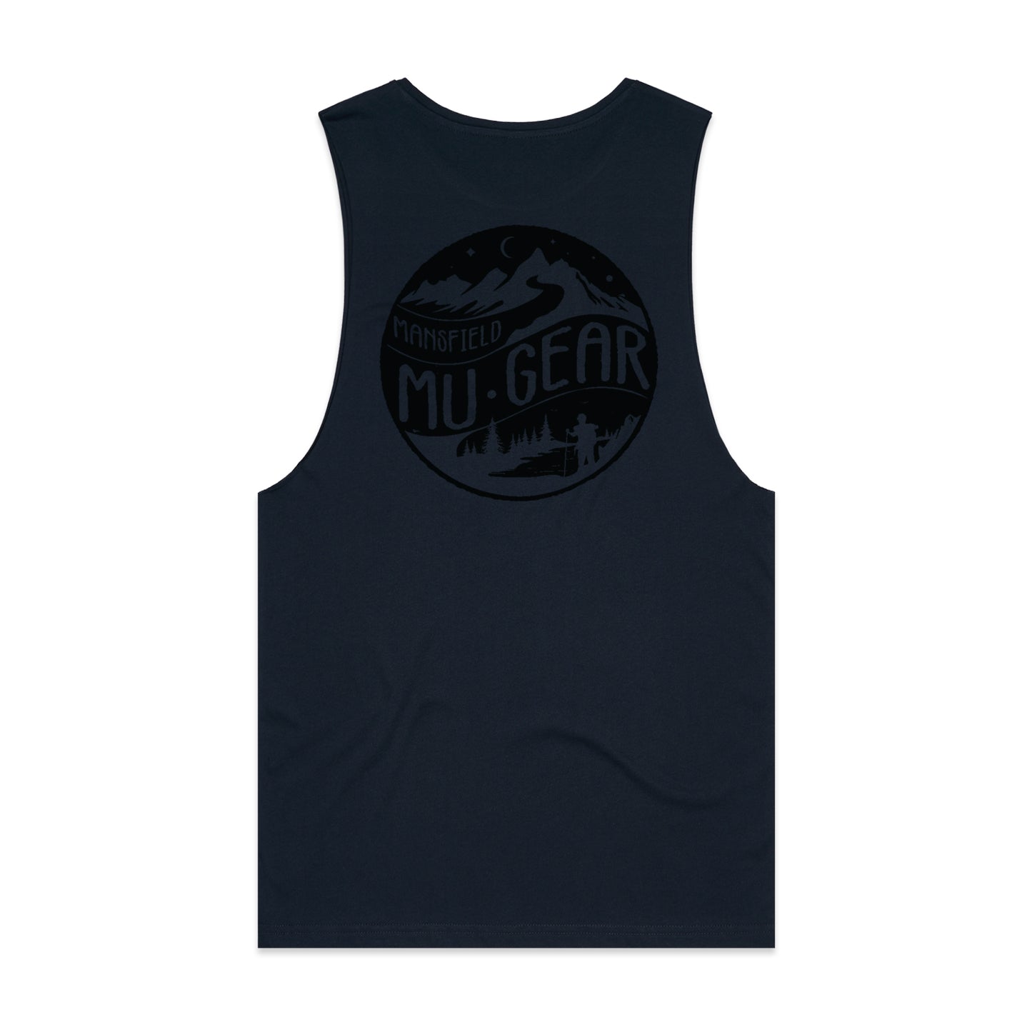 Hiking Logo Tanks (Back)