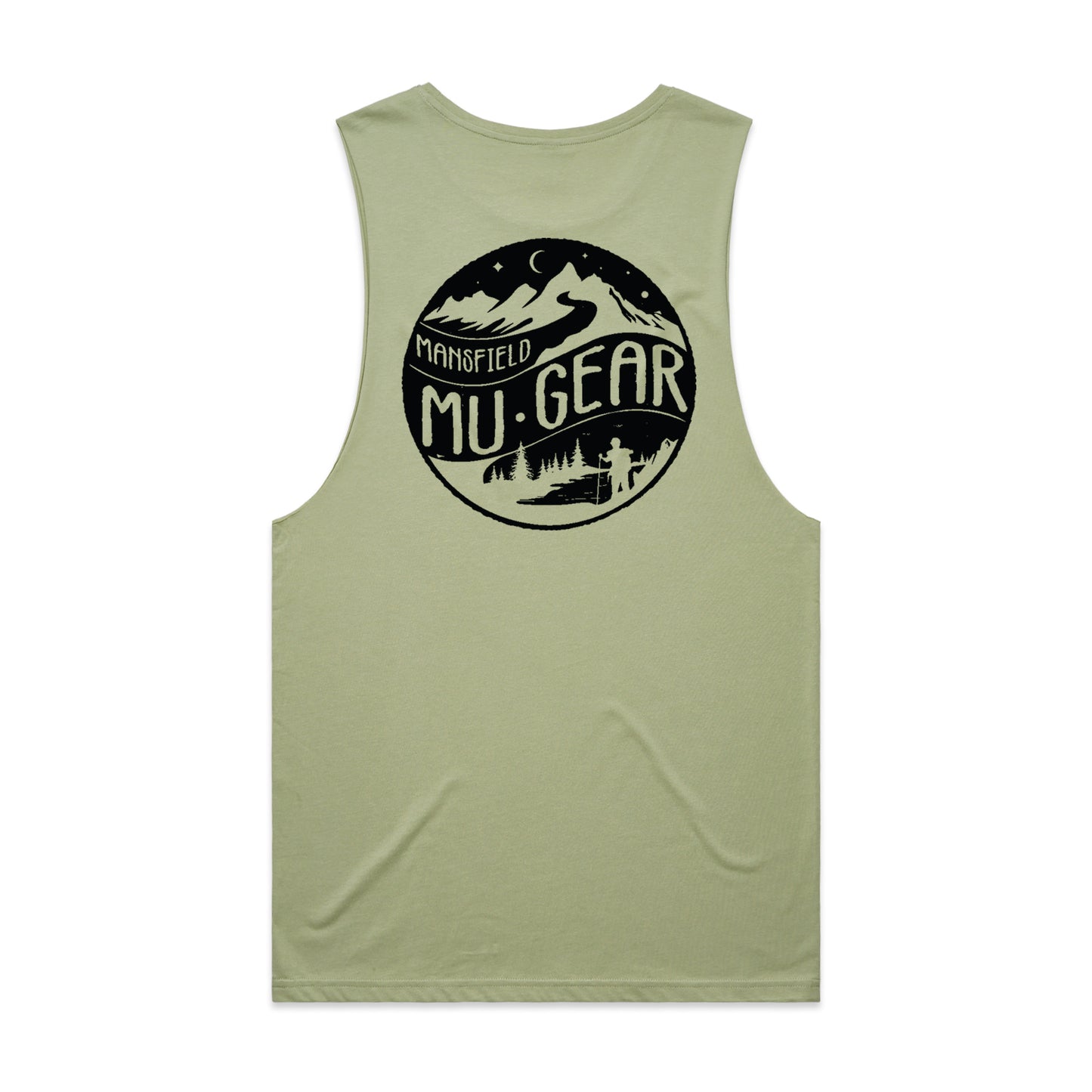 Hiking Logo Tanks (Back)