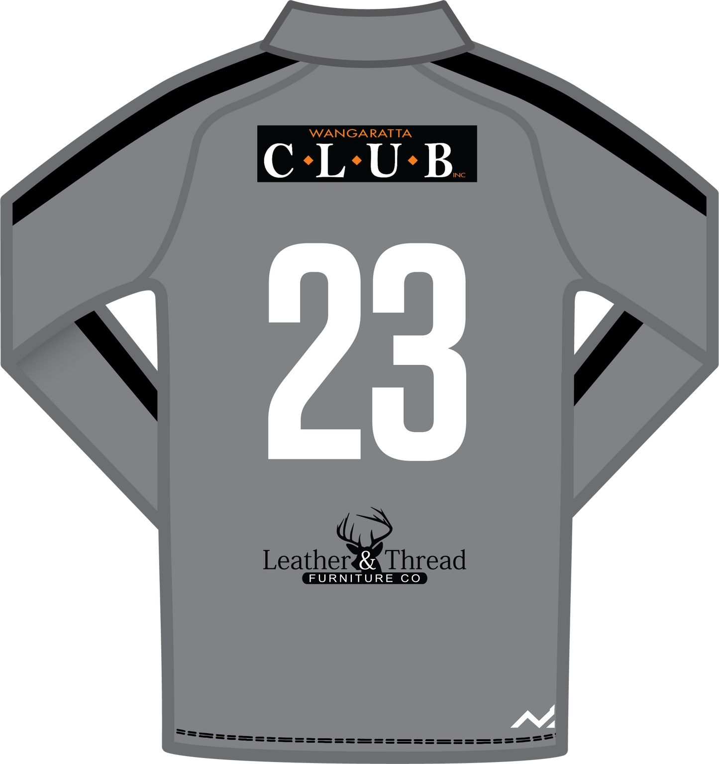 Wangaratta Magpies Cricket Club On Field Long Sleeve Polo