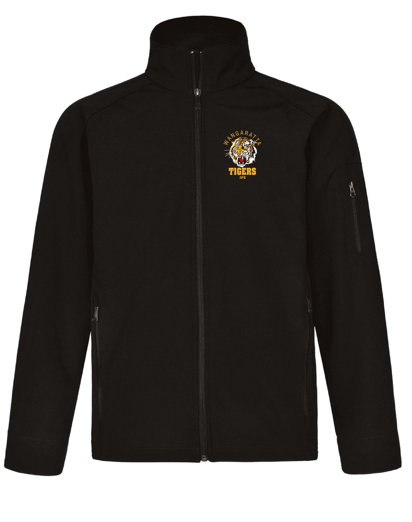Wangaratta Tigers JFC Insulated Soft Shell Jacket (Warm, no Hood)
