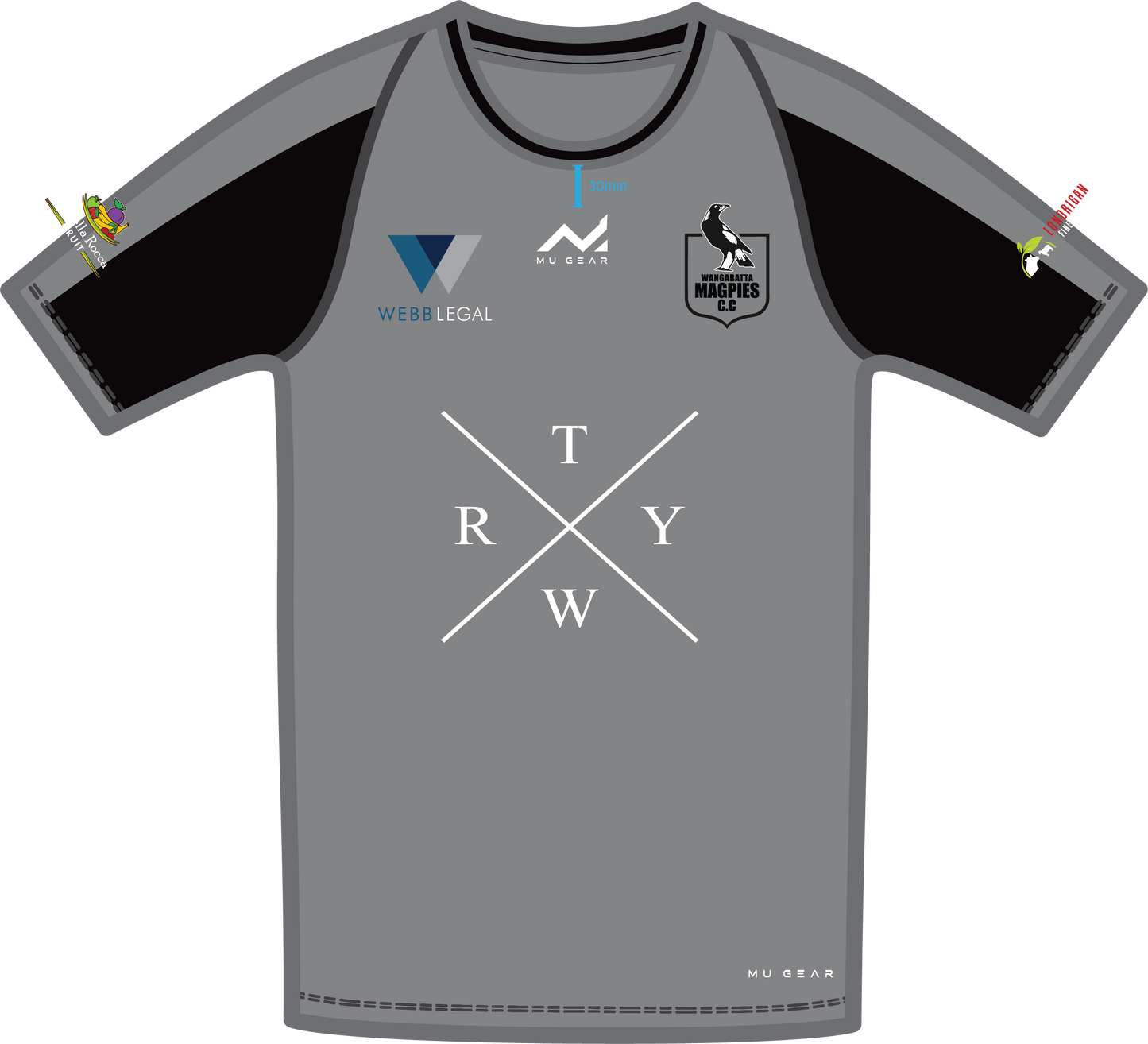 Wangaratta Magpies Cricket Club Youth Training Tee