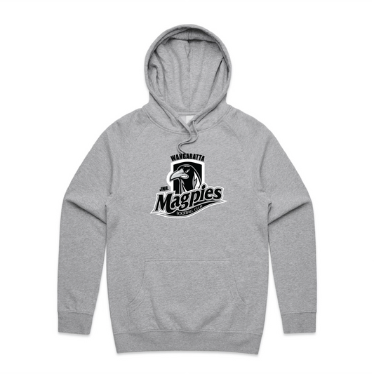 Wangaratta Magpies JFC Female Hoodie - Grey